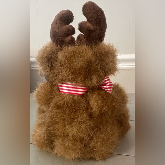 IZZY A. REINDEER*Bearington 9” Stuff Teddy Bear New Rare Christmas*DEER Plush - Picture 6 of 9